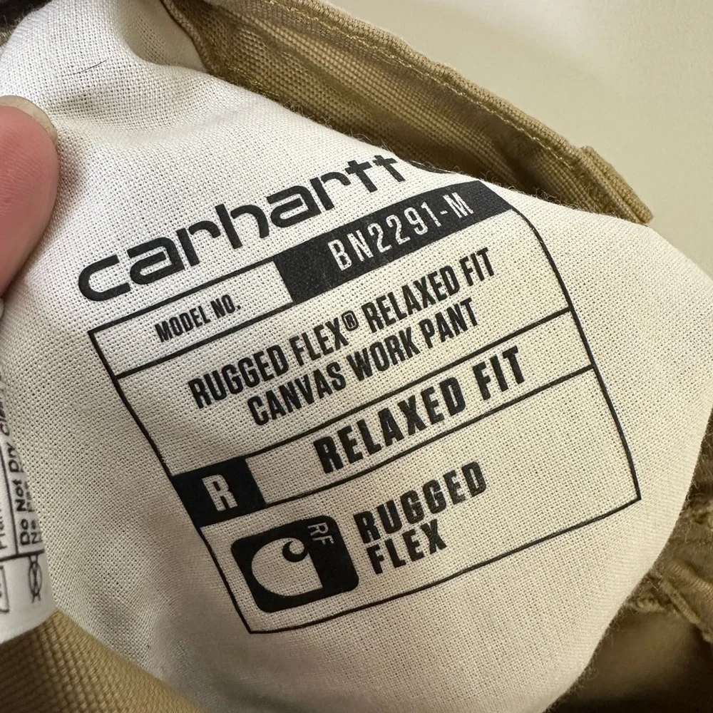 Carhartt rugged‎ flex relaxed fit canvas pants size 42x30